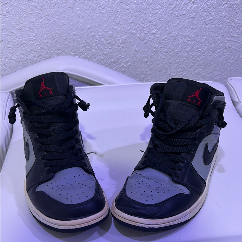 Air Jordan Black and Gray Sneakers